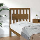 Bed Headboard 105.5X4X100 Cm Solid Wood Pine