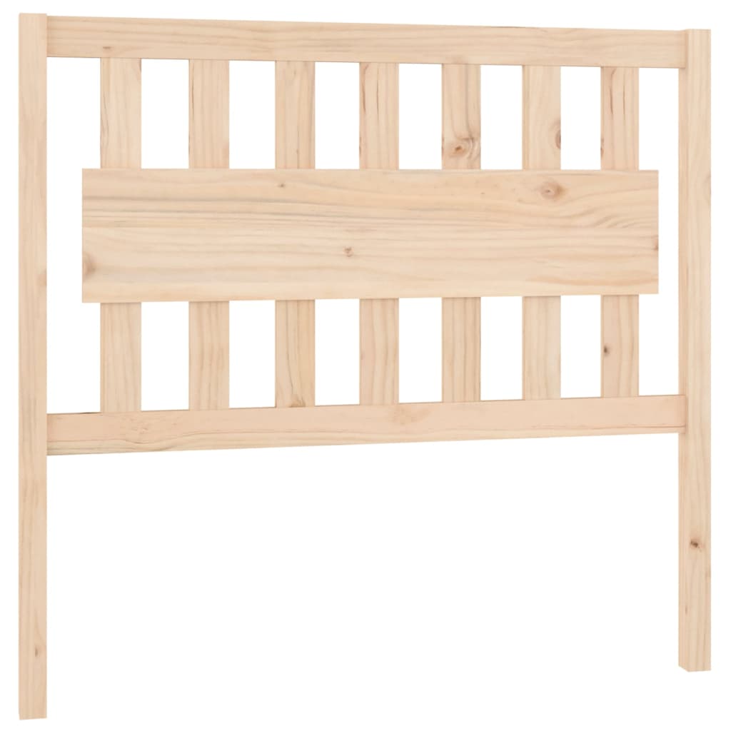 Bed Headboard 105.5X4X100 Cm Solid Wood Pine