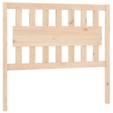 Bed Headboard 105.5X4X100 Cm Solid Wood Pine