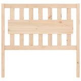 Bed Headboard 105.5X4X100 Cm Solid Wood Pine