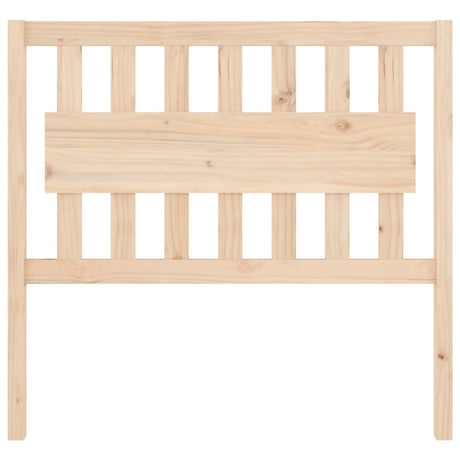 Bed Headboard 105.5X4X100 Cm Solid Wood Pine