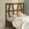 Bed Headboard 106X4X100 Cm Solid Wood Pine