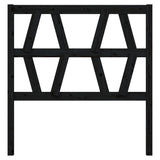 Bed Headboard 106X4X100 Cm Solid Wood Pine