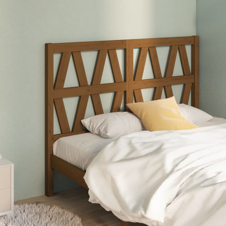 Bed Headboard 106X4X100 Cm Solid Wood Pine