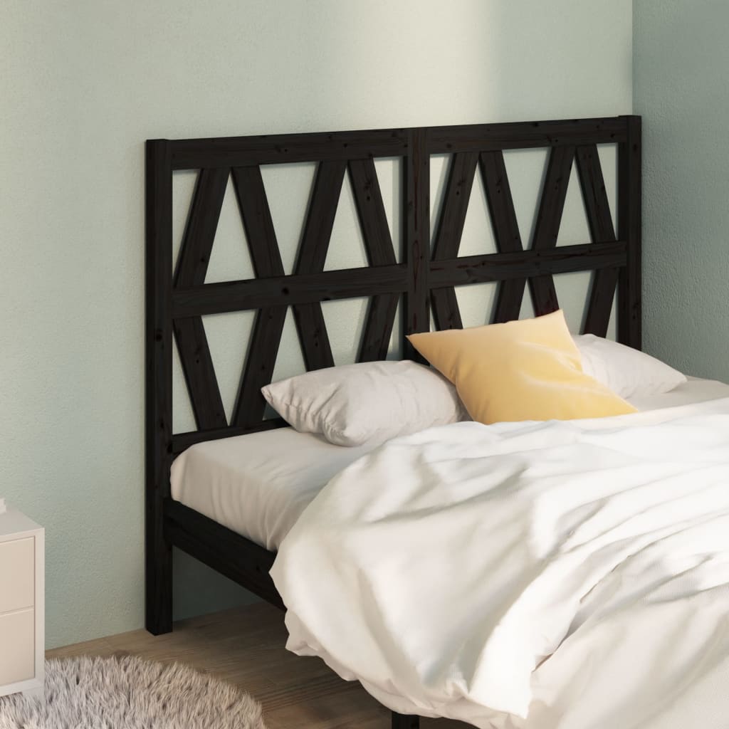 Bed Headboard 106X4X100 Cm Solid Wood Pine
