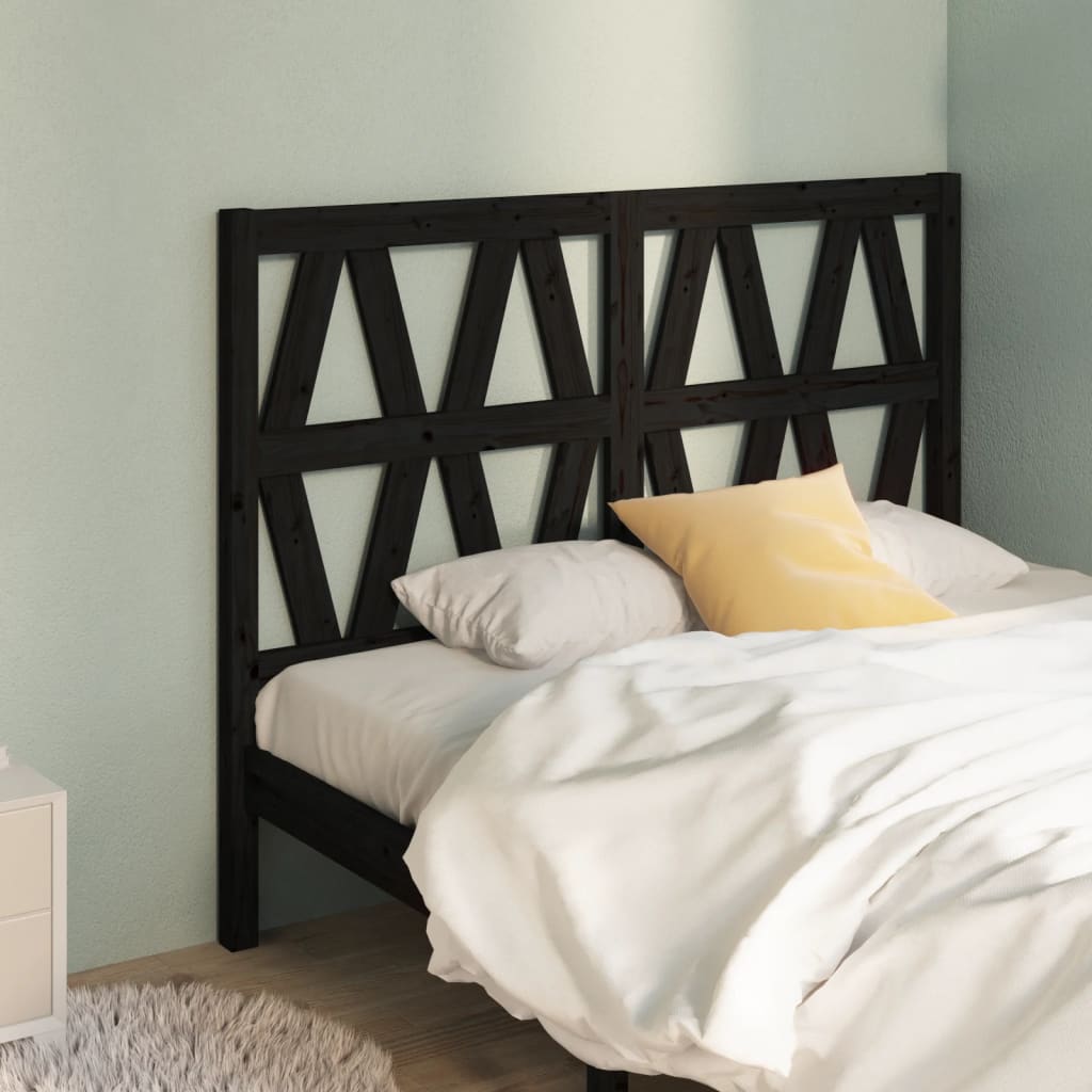 Bed Headboard 106X4X100 Cm Solid Wood Pine