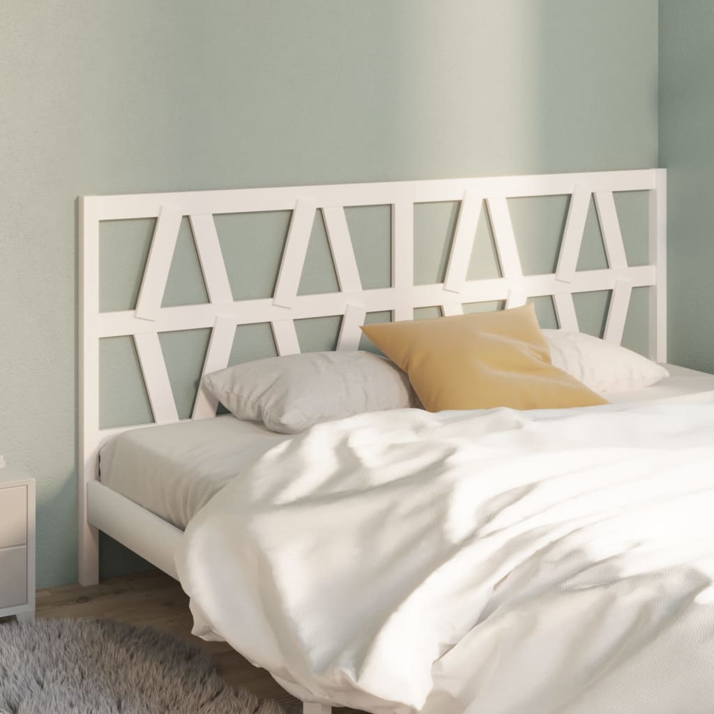 Bed Headboard 106X4X100 Cm Solid Wood Pine