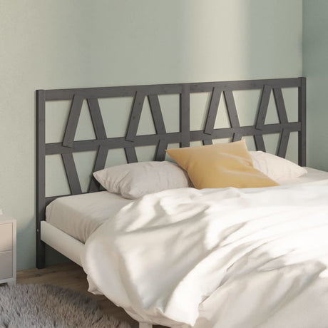 Bed Headboard 106X4X100 Cm Solid Wood Pine
