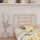 Bed Headboard 141X4X100 Cm Solid Wood Pine