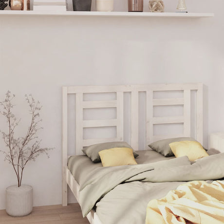 Bed Headboard 141X4X100 Cm Solid Wood Pine