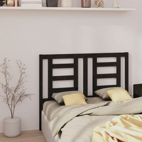 Bed Headboard 141X4X100 Cm Solid Wood Pine