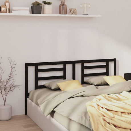 Bed Headboard 141X4X100 Cm Solid Wood Pine