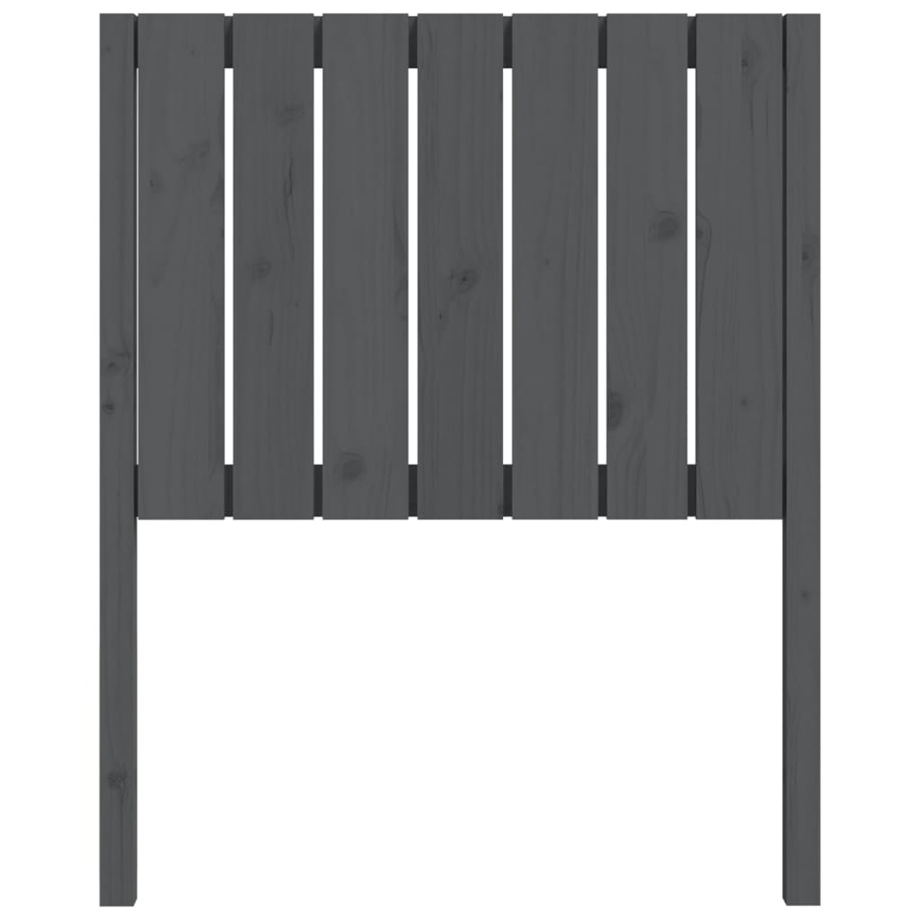 Bed Headboard 80.5X4X100 Cm Solid Wood Pine