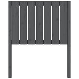 Bed Headboard 80.5X4X100 Cm Solid Wood Pine