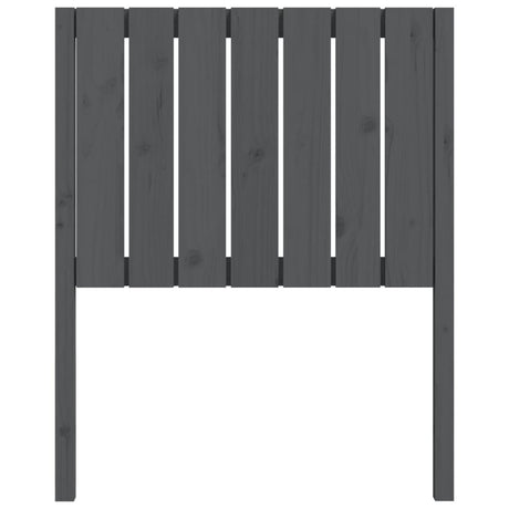 Bed Headboard 80.5X4X100 Cm Solid Wood Pine