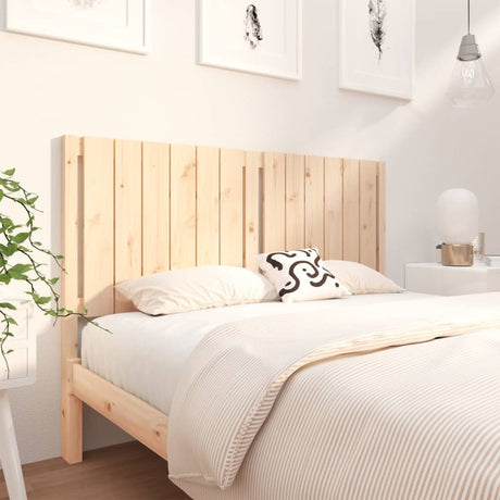 Bed Headboard 80.5X4X100 Cm Solid Wood Pine