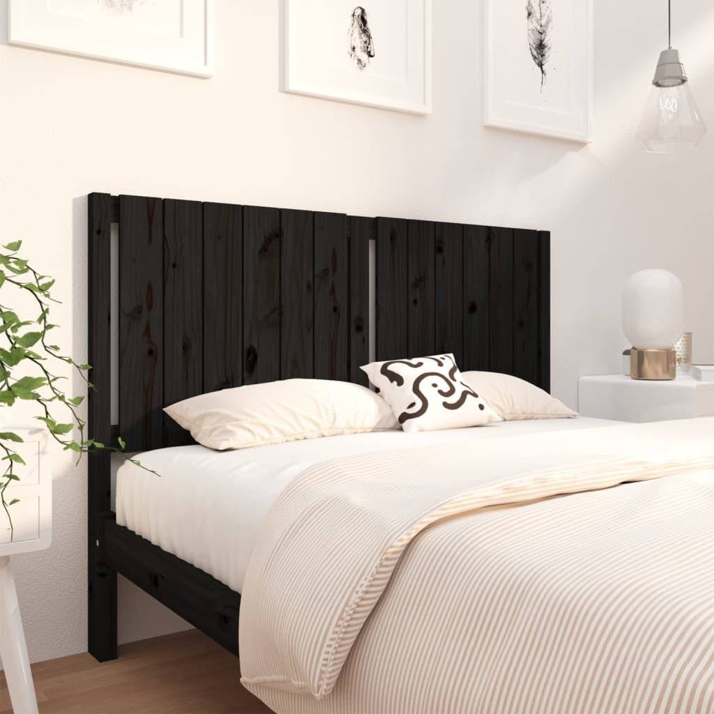 Bed Headboard 80.5X4X100 Cm Solid Wood Pine