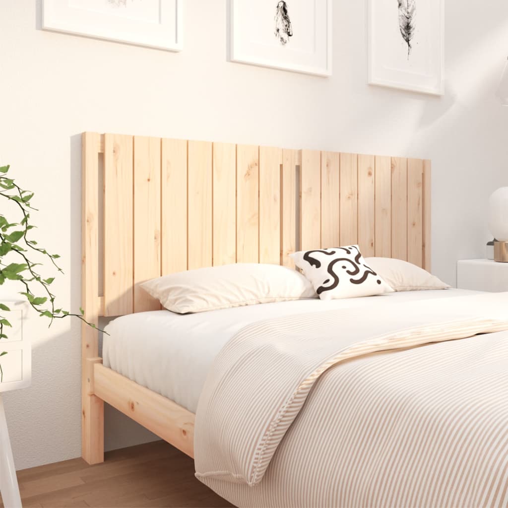 Bed Headboard 80.5X4X100 Cm Solid Wood Pine