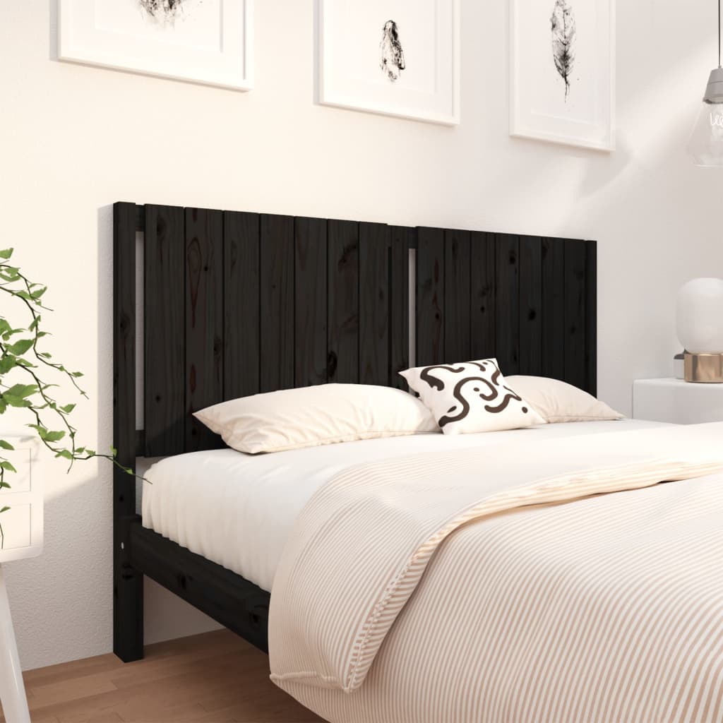 Bed Headboard 80.5X4X100 Cm Solid Wood Pine