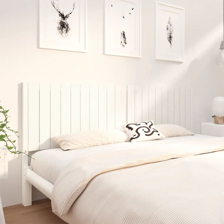 Bed Headboard 80.5X4X100 Cm Solid Wood Pine