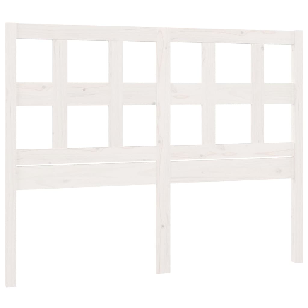 Bed Headboard 140.5X4X100 Cm Solid Wood Pine