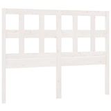 Bed Headboard 140.5X4X100 Cm Solid Wood Pine