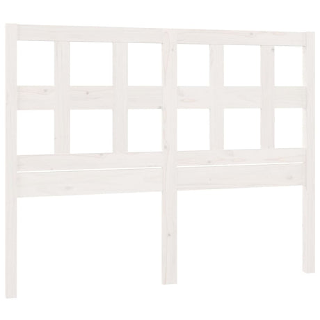 Bed Headboard 140.5X4X100 Cm Solid Wood Pine