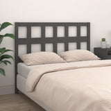 Bed Headboard 140.5X4X100 Cm Solid Wood Pine