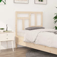 Bed Headboard 145.5X4X100 Cm Solid Wood Pine