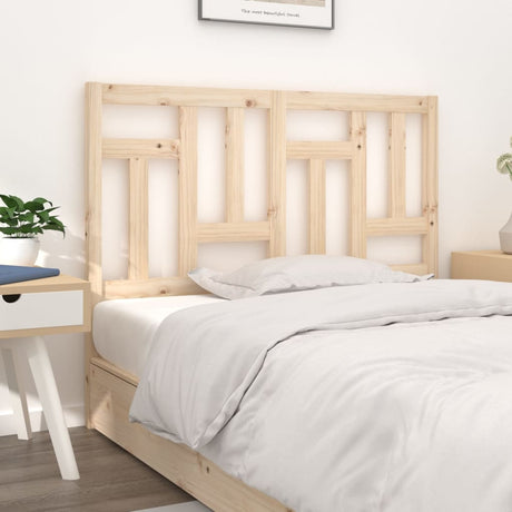 Bed Headboard 145.5X4X100 Cm Solid Wood Pine