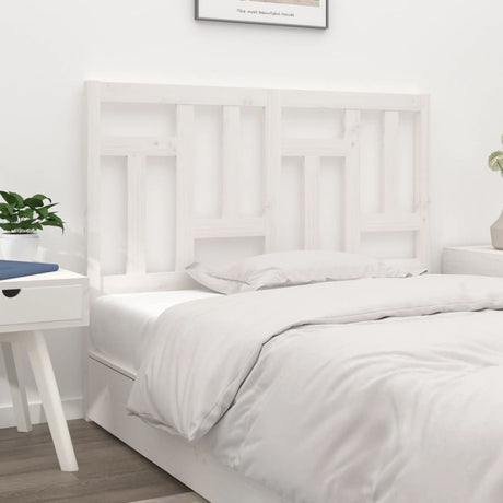 Bed Headboard 145.5X4X100 Cm Solid Wood Pine