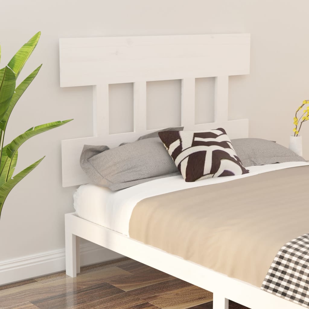 Bed Headboard 78.5X3X81 Cm Solid Wood Pine