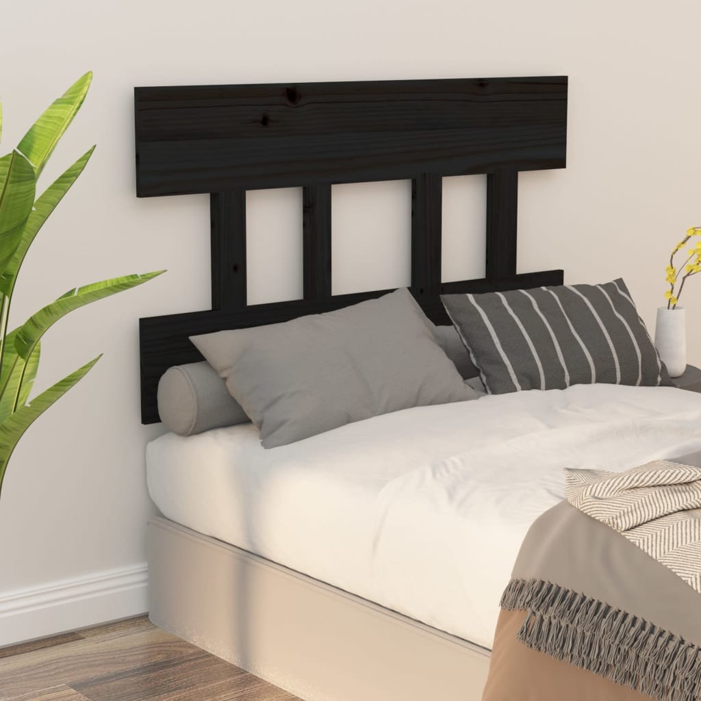 Bed Headboard 78.5X3X81 Cm Solid Wood Pine