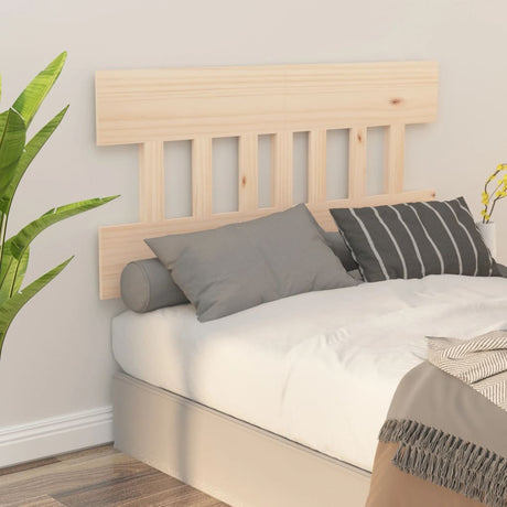 Bed Headboard 78.5X3X81 Cm Solid Wood Pine