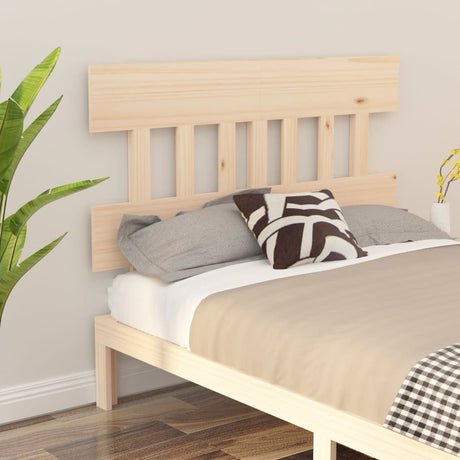 Bed Headboard 78.5X3X81 Cm Solid Wood Pine