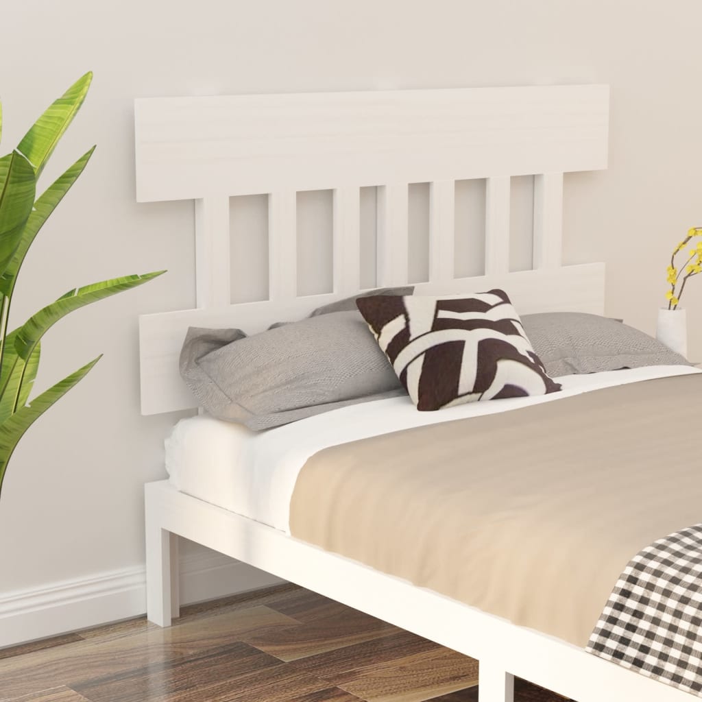 Bed Headboard 78.5X3X81 Cm Solid Wood Pine