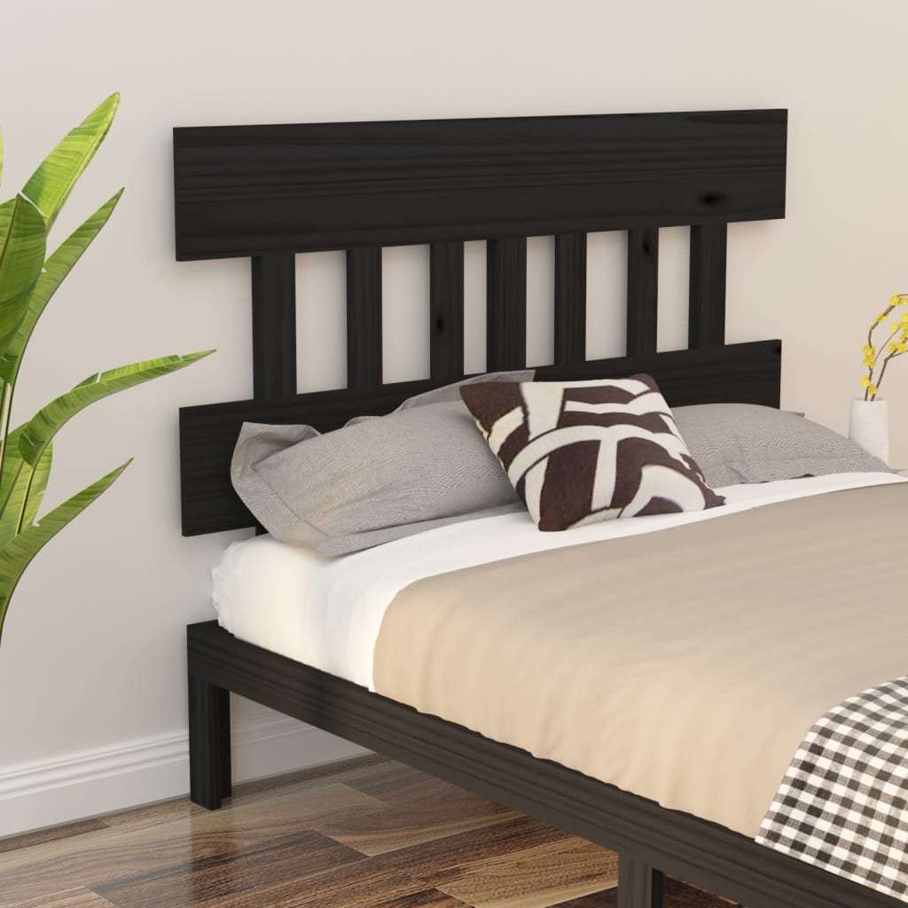 Bed Headboard 78.5X3X81 Cm Solid Wood Pine