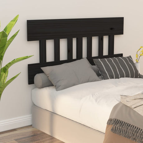 Bed Headboard 78.5X3X81 Cm Solid Wood Pine