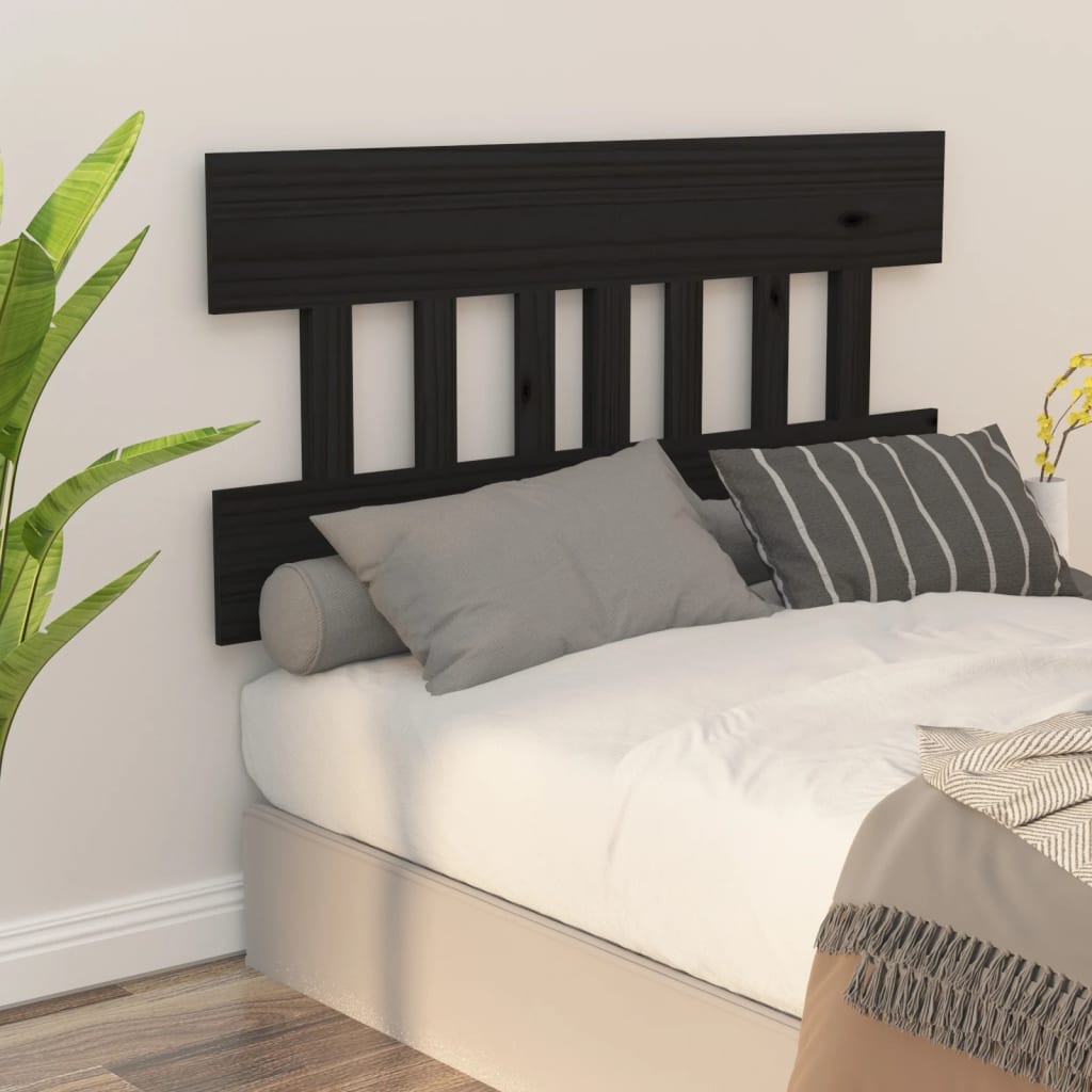 Bed Headboard 78.5X3X81 Cm Solid Wood Pine