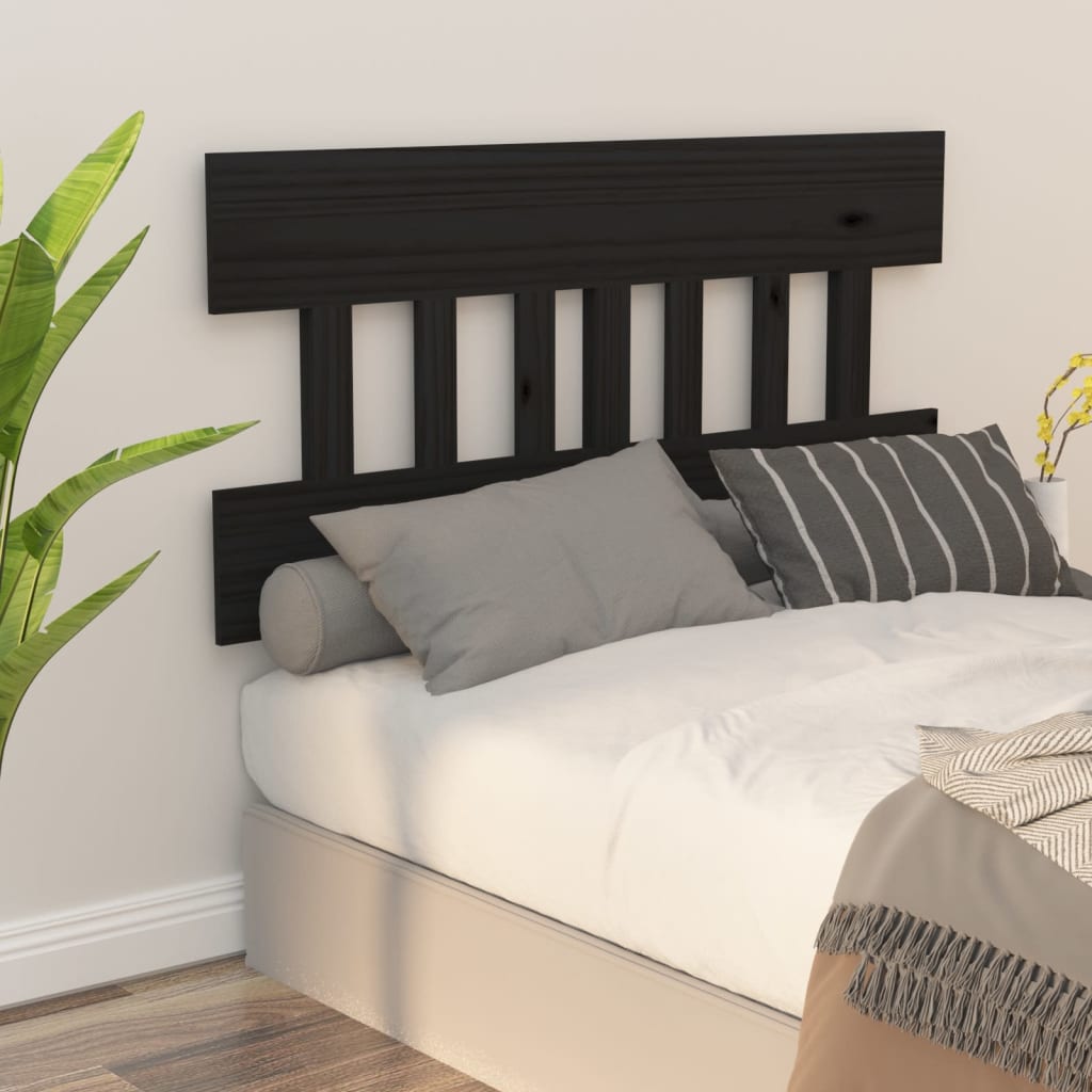 Bed Headboard 78.5X3X81 Cm Solid Wood Pine