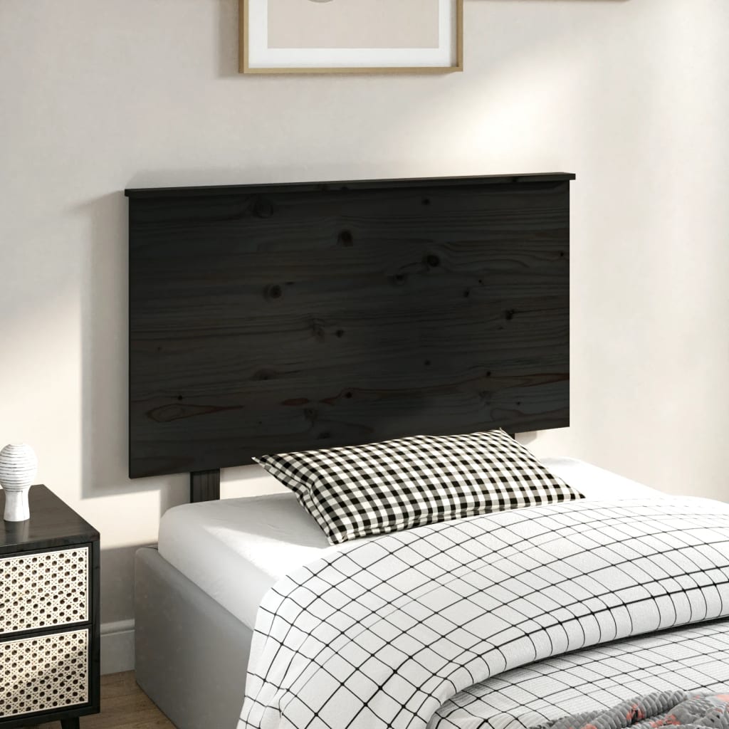 Bed Headboard 79X6X82.5 Cm Solid Wood Pine