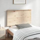 Bed Headboard 79X6X82.5 Cm Solid Wood Pine