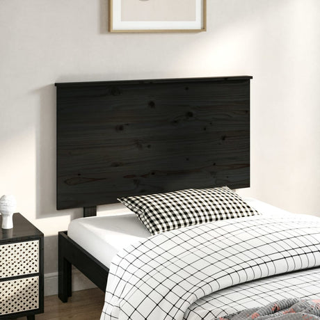 Bed Headboard 79X6X82.5 Cm Solid Wood Pine