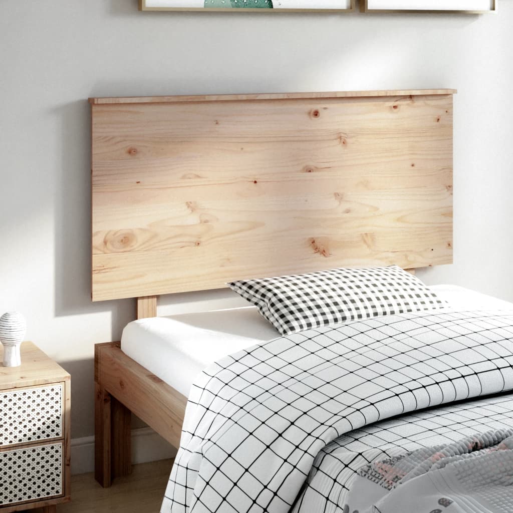 Bed Headboard 79X6X82.5 Cm Solid Wood Pine