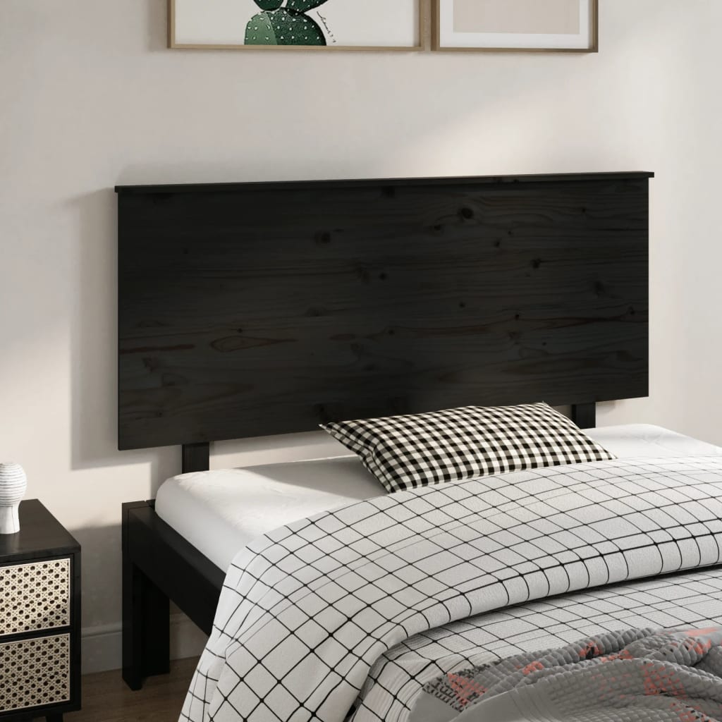 Bed Headboard 79X6X82.5 Cm Solid Wood Pine