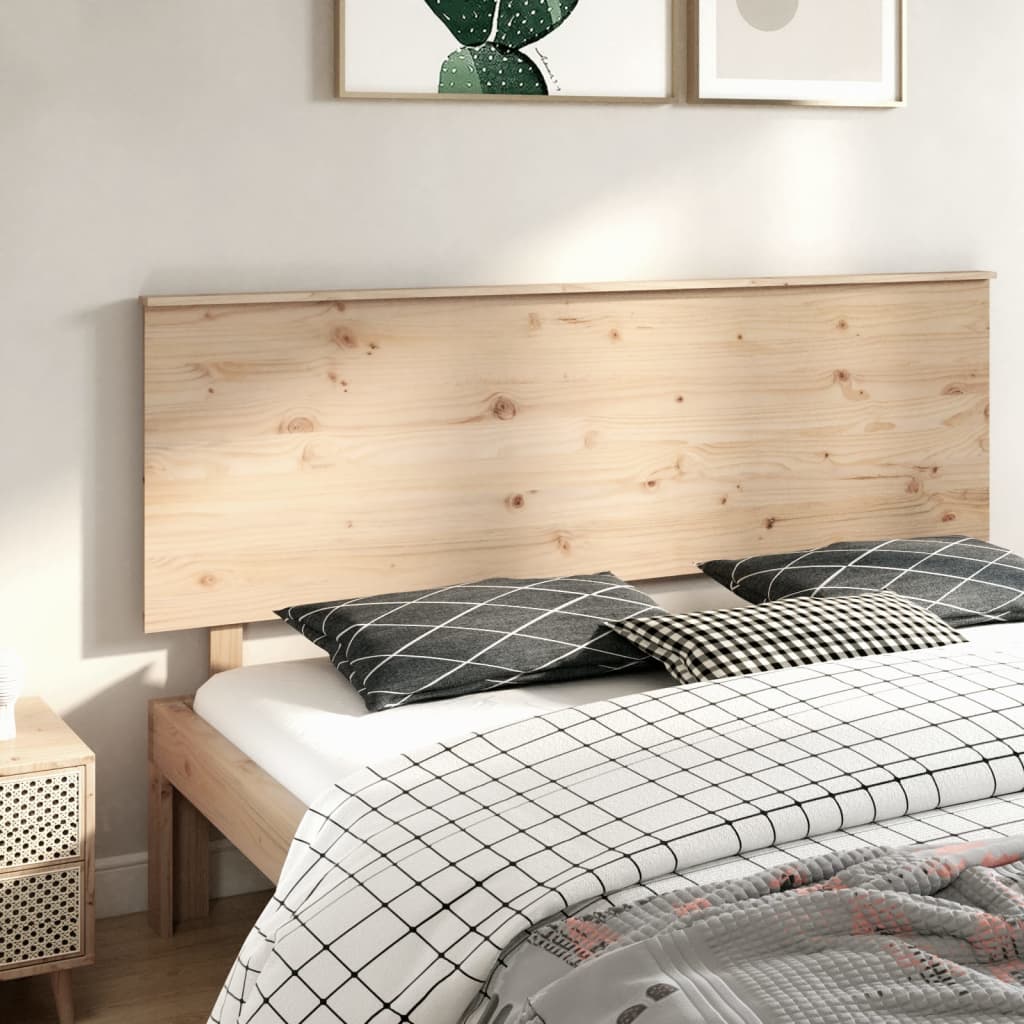Bed Headboard 79X6X82.5 Cm Solid Wood Pine