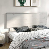 Bed Headboard 79X6X82.5 Cm Solid Wood Pine