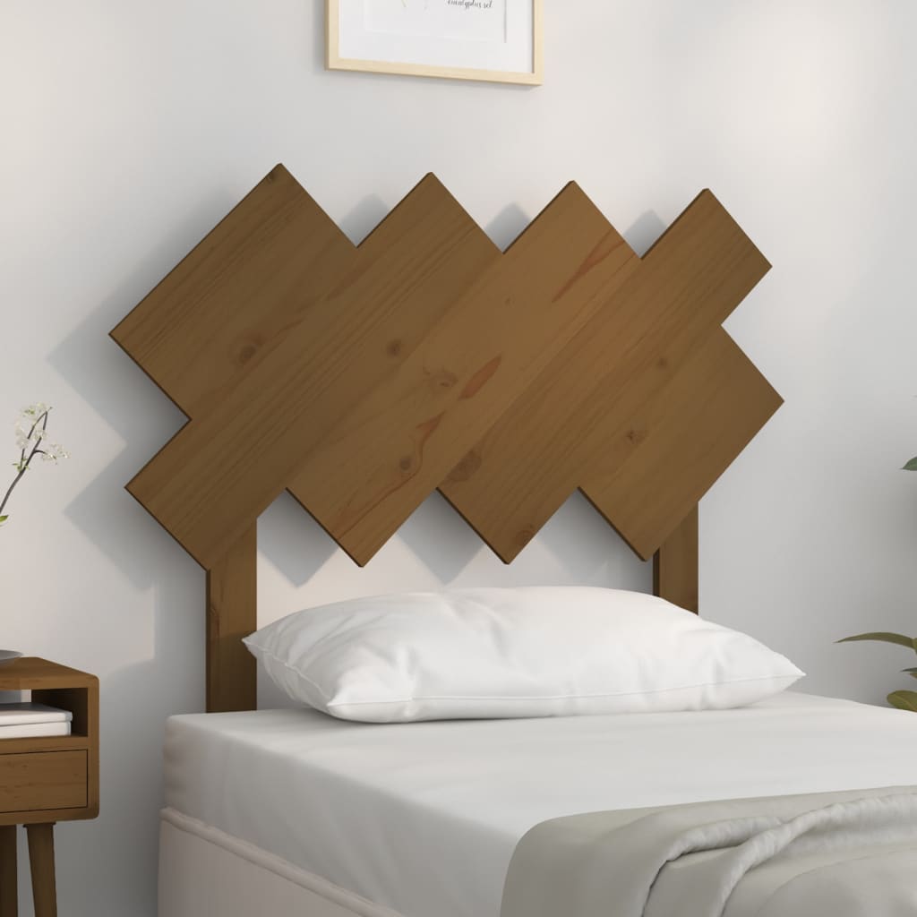Bed Headboard 196X3X80.5 Cm Solid Wood Pine