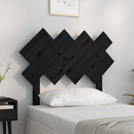 Bed Headboard 196X3X80.5 Cm Solid Wood Pine