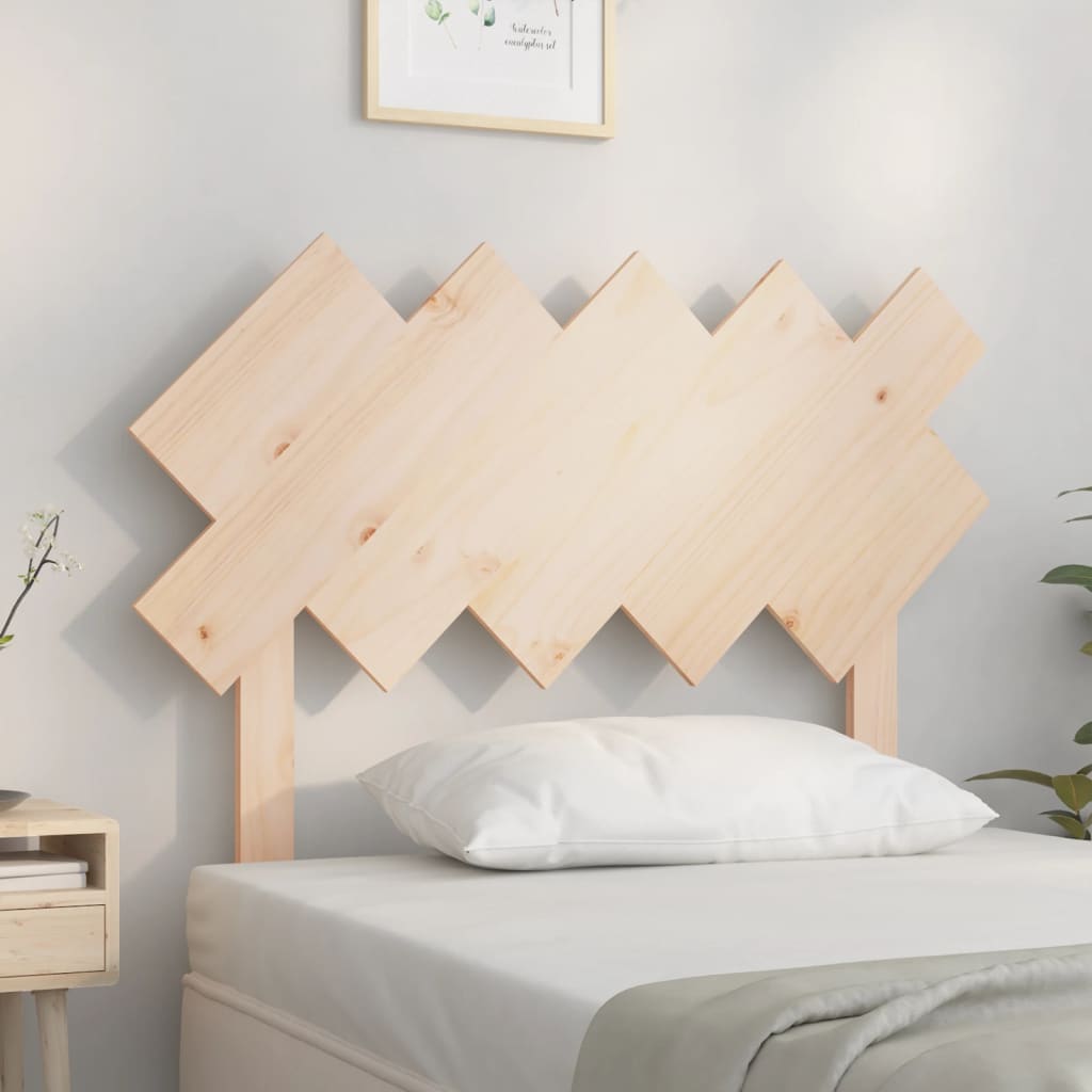 Bed Headboard 196X3X80.5 Cm Solid Wood Pine
